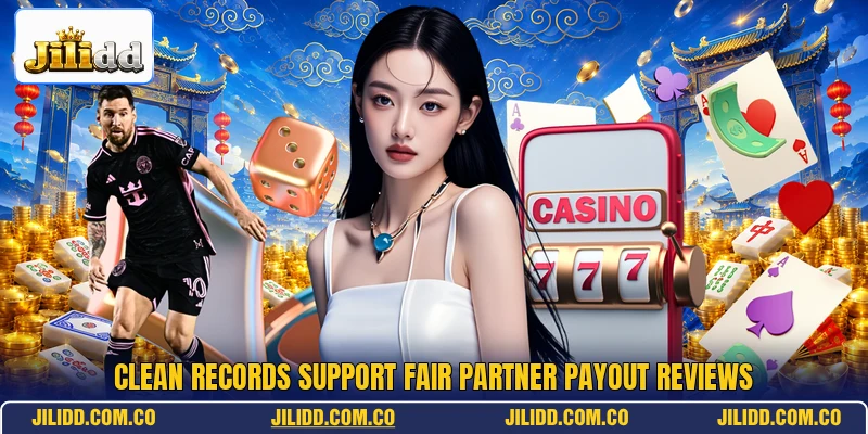 Clean records support fair partner payout reviews