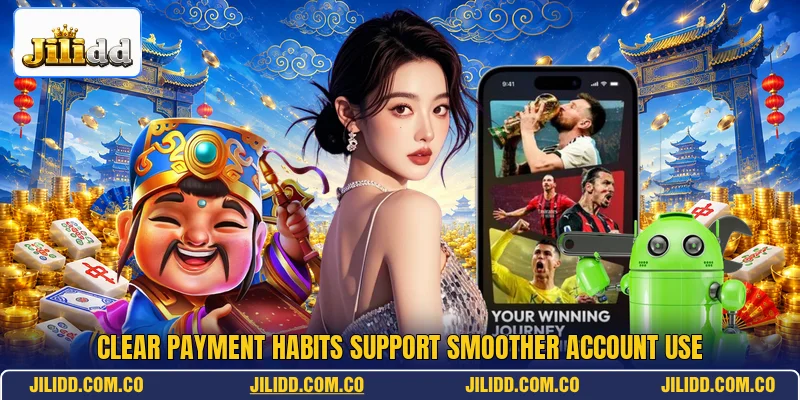Clear payment habits support smoother account use