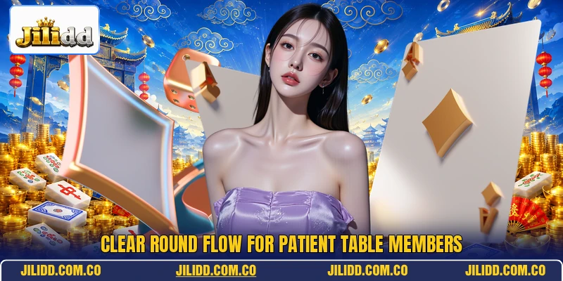 Clear round flow for patient table members