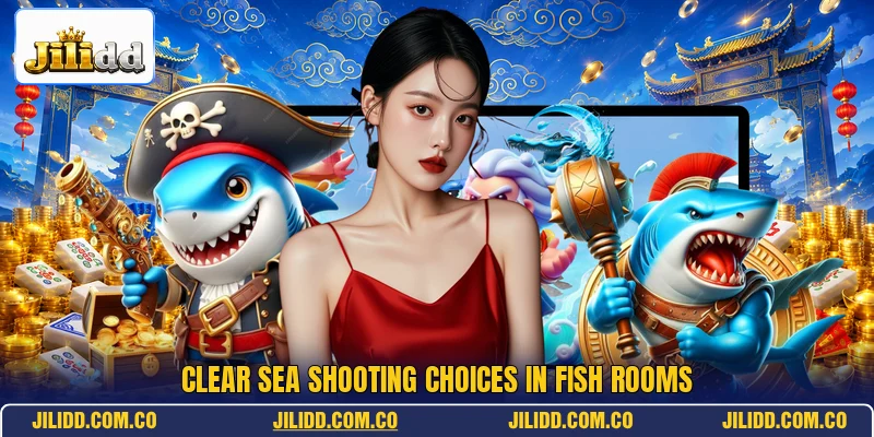 Clear sea shooting choices in Fish rooms Clear sea shooting choices in Fish rooms