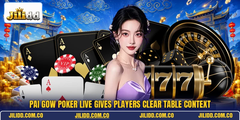 Pai Gow Poker Live gives players clear table context Pai Gow Poker Live gives players clear table context