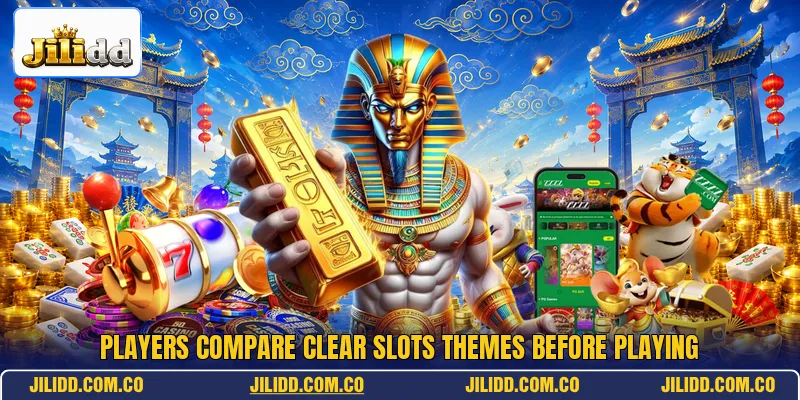 Players compare clear slots themes before playing