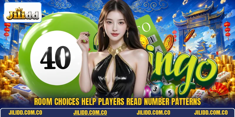 Room choices help players read number patterns