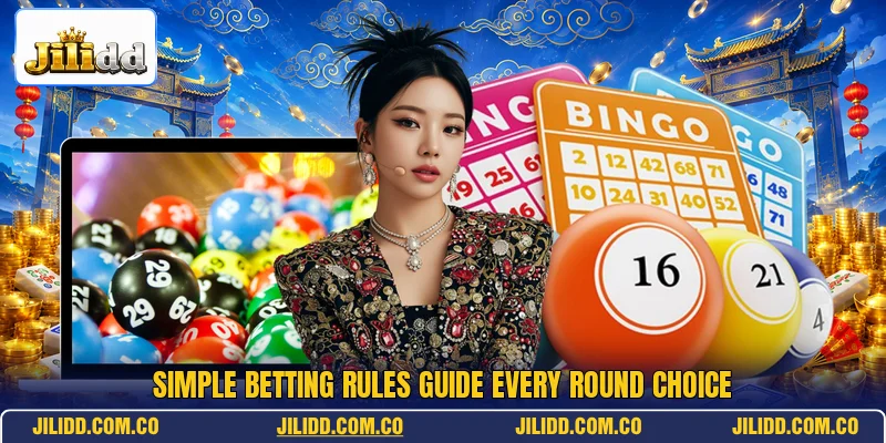 Simple betting rules guide every round choice