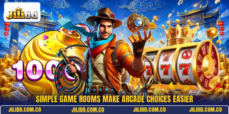 Simple game rooms make Arcade choices easier