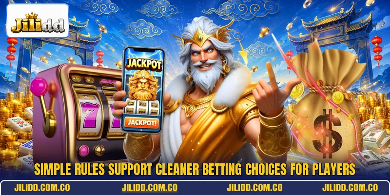 Simple rules support cleaner betting choices for players